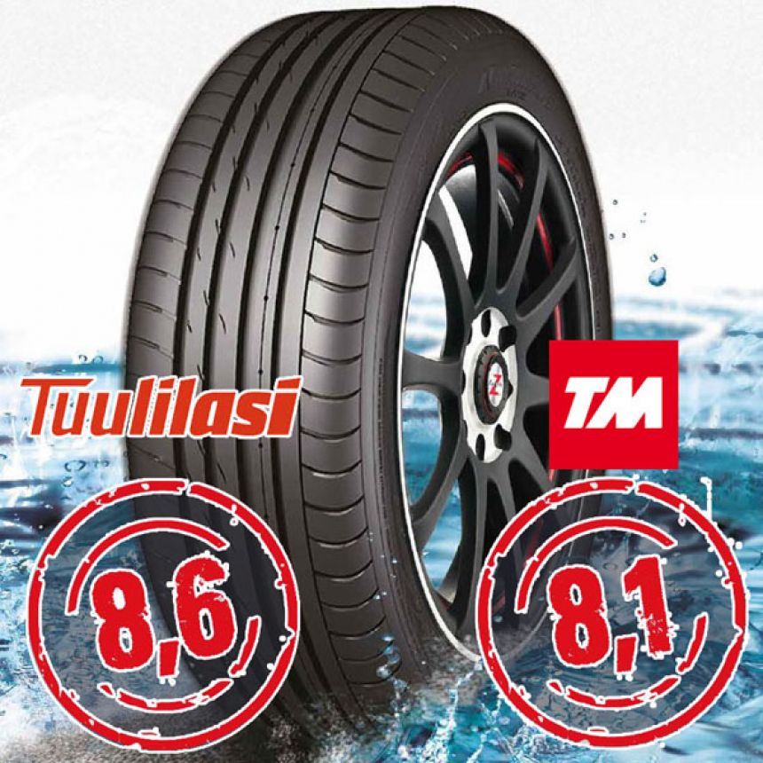 Sportnex AS-2+ TM- ja Tuulilasi-testimenestys 245/45-20 Y